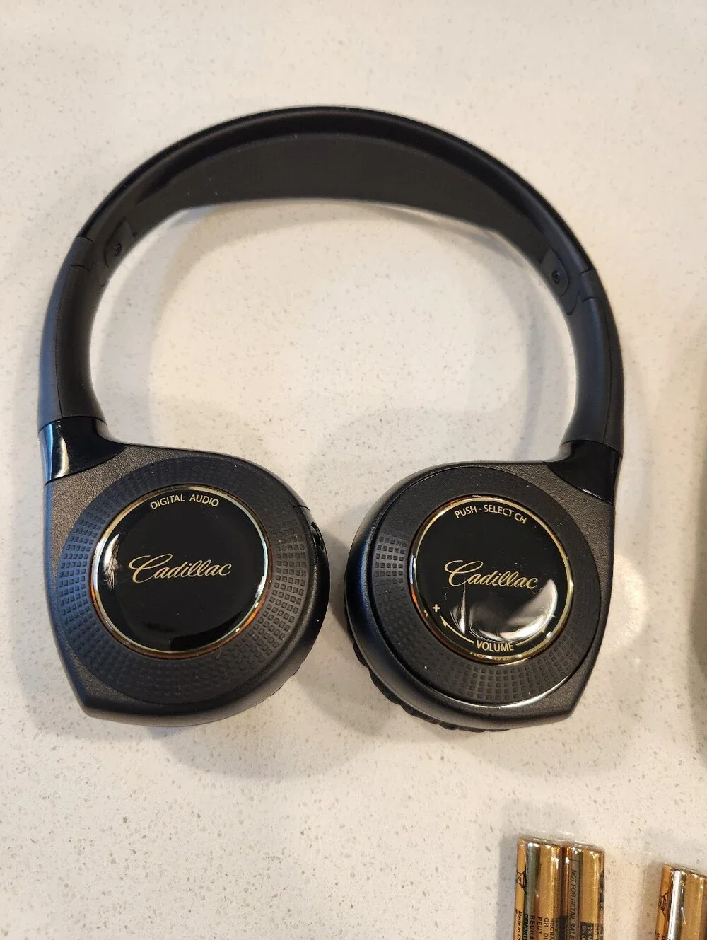 NWOB Cadillac Black Wireless On-Ear Headphones (Pair) Originals